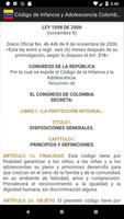 Ley 1098 de 2006 - Código Infa الملصق