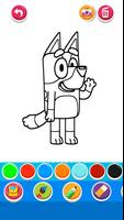 Bluey Coloring Book скриншот 3