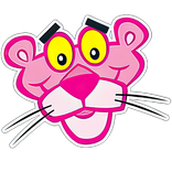 Pink Phanter Stickers