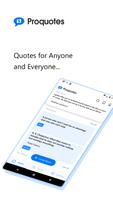 Proquotes App, Daily quotes for everyone پوسٹر