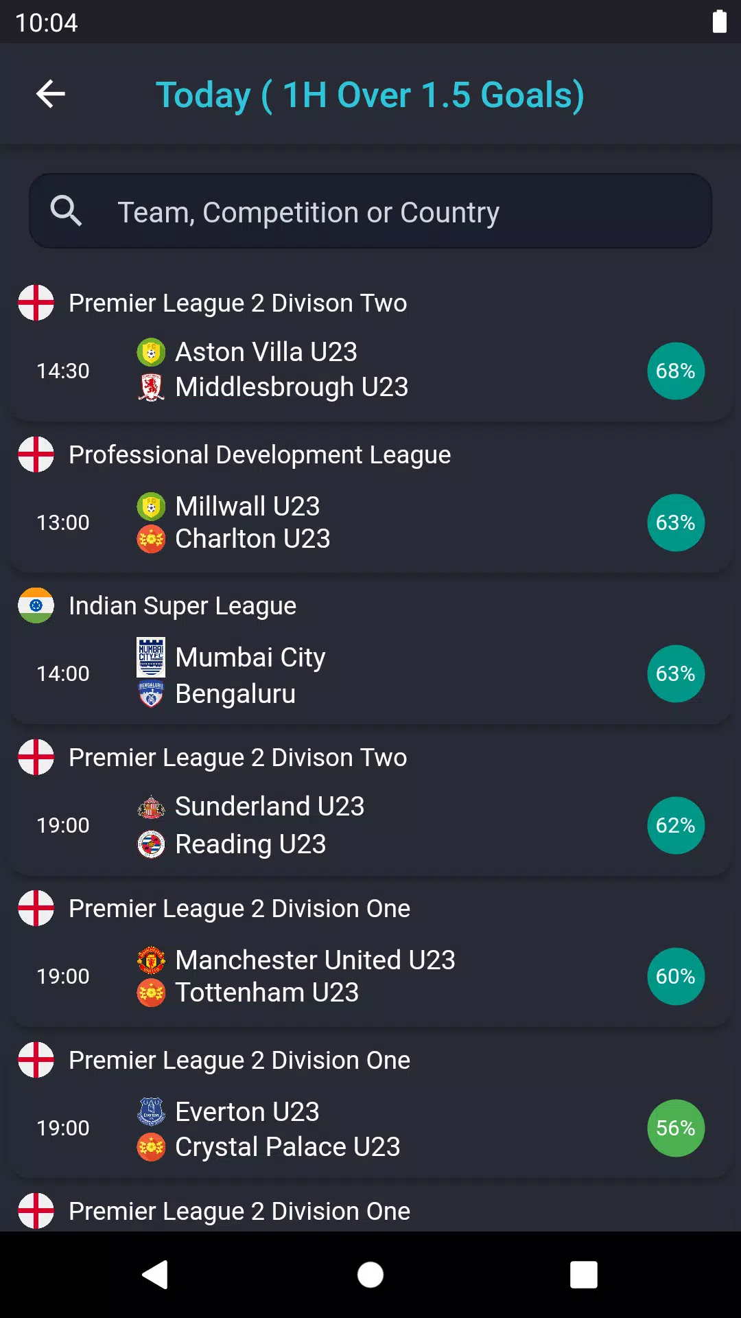 FootyStats Lite - Soccer Stats for Android - Free App Download