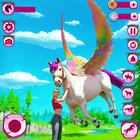 My Flying Unicorn Horse Game ícone