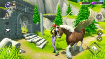 My Flying Unicorn Horse Game imagem de tela 3