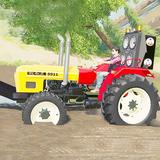 Jogo de trator agrícola ícone