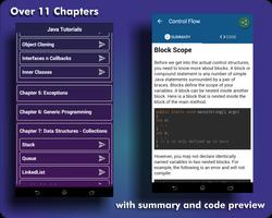 برنامه‌نما Learn Java: java tutorial عکس از صفحه