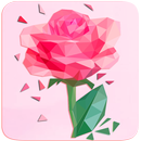 APK Flowers Poly artbook - Polygon