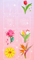 Flowers Poly artbook - Polygon Affiche