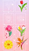 Flowers Poly artbook - Polygon poster