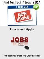 USA IT Contract Jobs Apply الملصق