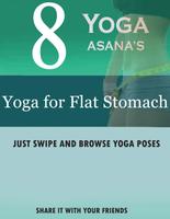 8 Yoga Poses for Flat Stomach الملصق