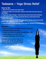 Headache Relief Yoga Poses poster