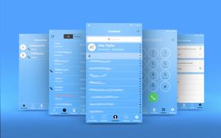 OS 10 Dialer - Phone Book Plakat