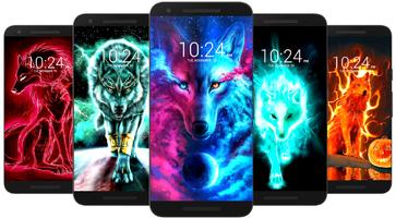 Wolf Wallpaper اسکرین شاٹ 1