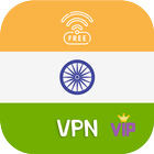 VPN India - get free India IP - VPN ‏⭐🇮🇳 图标
