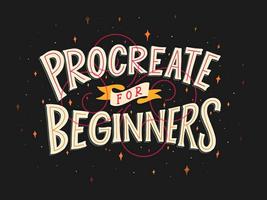 Tips Procreate for Beginner poster