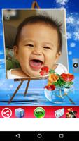 写真子供や赤ちゃんのフレーム ポスター