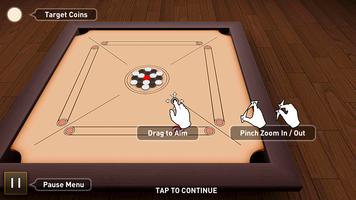 Carrom Game - 2 Player Offline screenshot 1