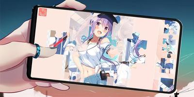 Anime Girl Puzzle โปสเตอร์