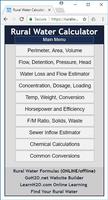 Rural Water Calculator постер