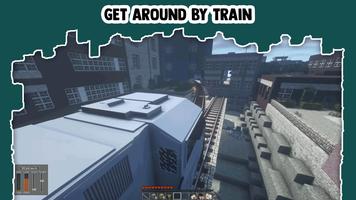Train mod transport for MCPE capture d'écran 2