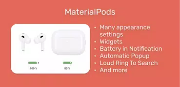 MaterialPods: AirPods battery