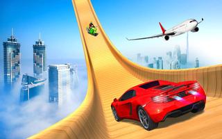 Mega Ramp Hot Car Jumping: Race Off Stunts تصوير الشاشة 3