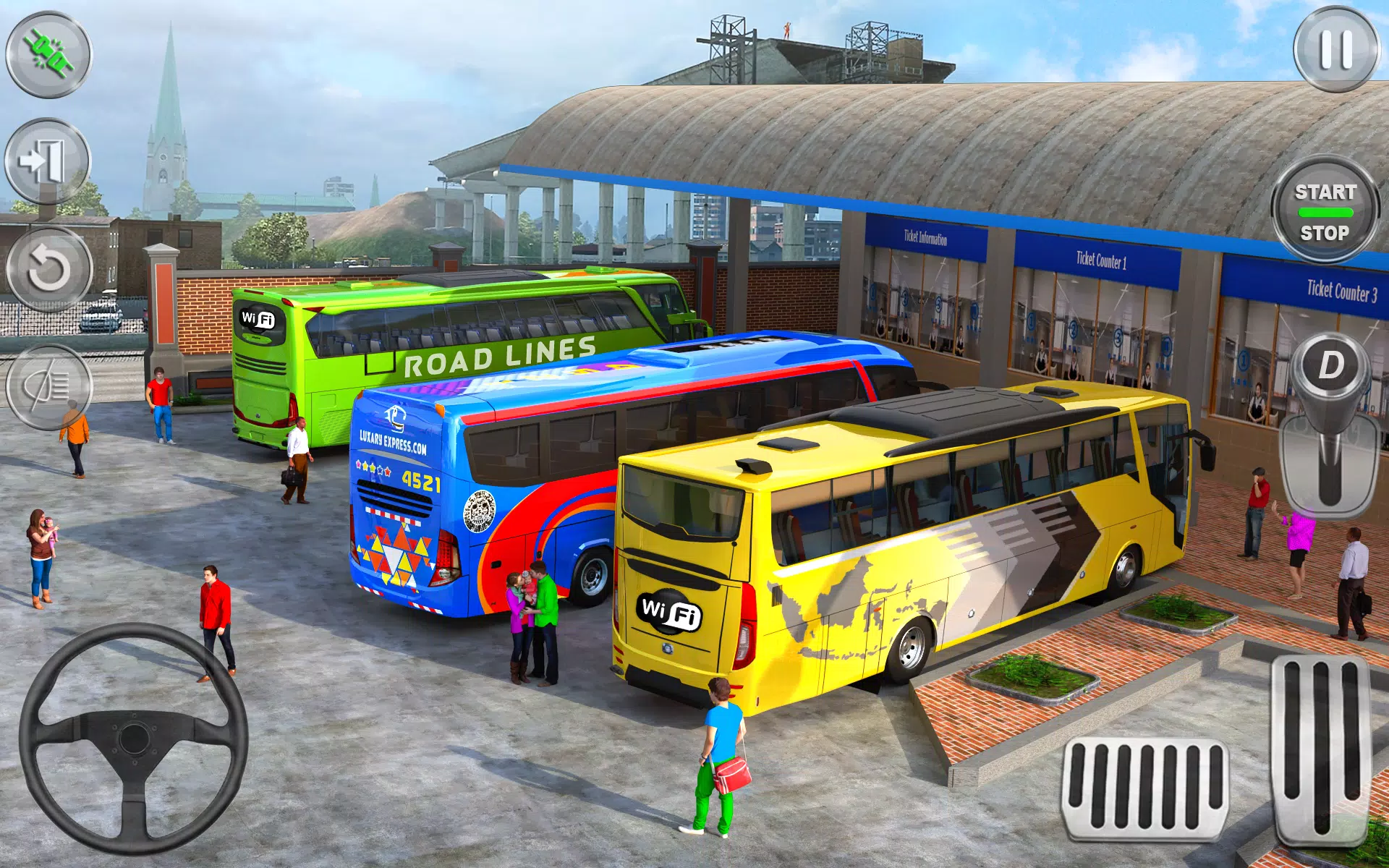Coach Bus Bestuurder Spel 3d APK voor Android Download