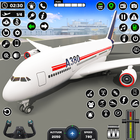 Летающие игры на самолете 3D иконка