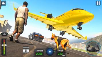 Летающие игры на самолете 3D скриншот 3