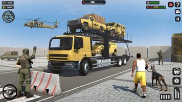 Jeux de Camion Cargo Militaire Affiche