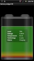 برنامه‌نما Battery Widget R9 عکس از صفحه