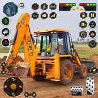 JCB Construction Camion Jeux Affiche