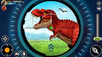 Dinosaur Hunting Zoo Games الملصق