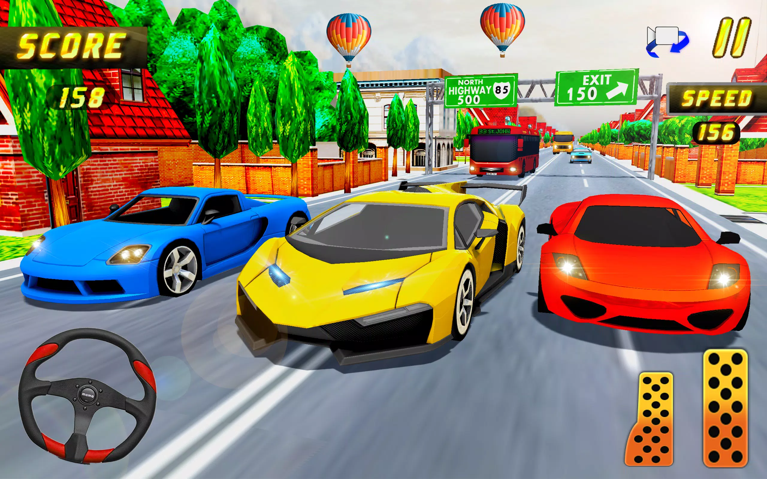 🏎️ estrada super Jogos de Corrida: Carro-X Tráfego  raça::Appstore for Android