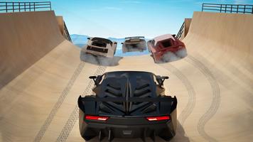 2 Schermata Mega Car Stunt Race 3D Game
