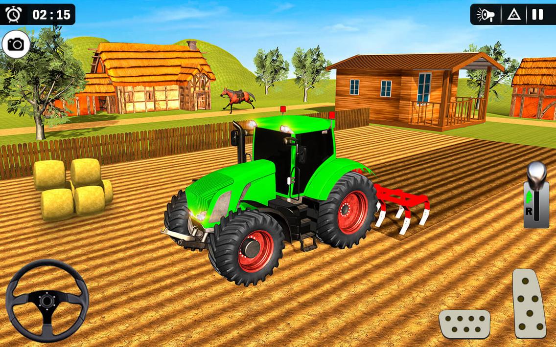 Real Tractor Driving Games 3D screenshot 10