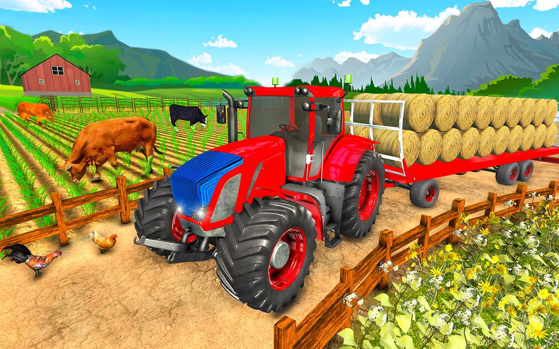 Real Tractor Driving Games 3D screenshot 12