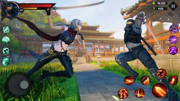 Ninja Fight Shadow Gangster 3D تصوير الشاشة 1