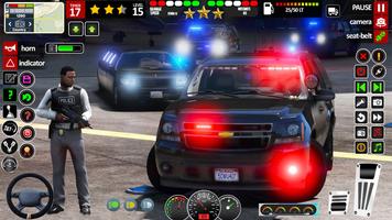 US Police Car Driving 3D Plakat