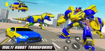 Dino Robot Car Games 3D