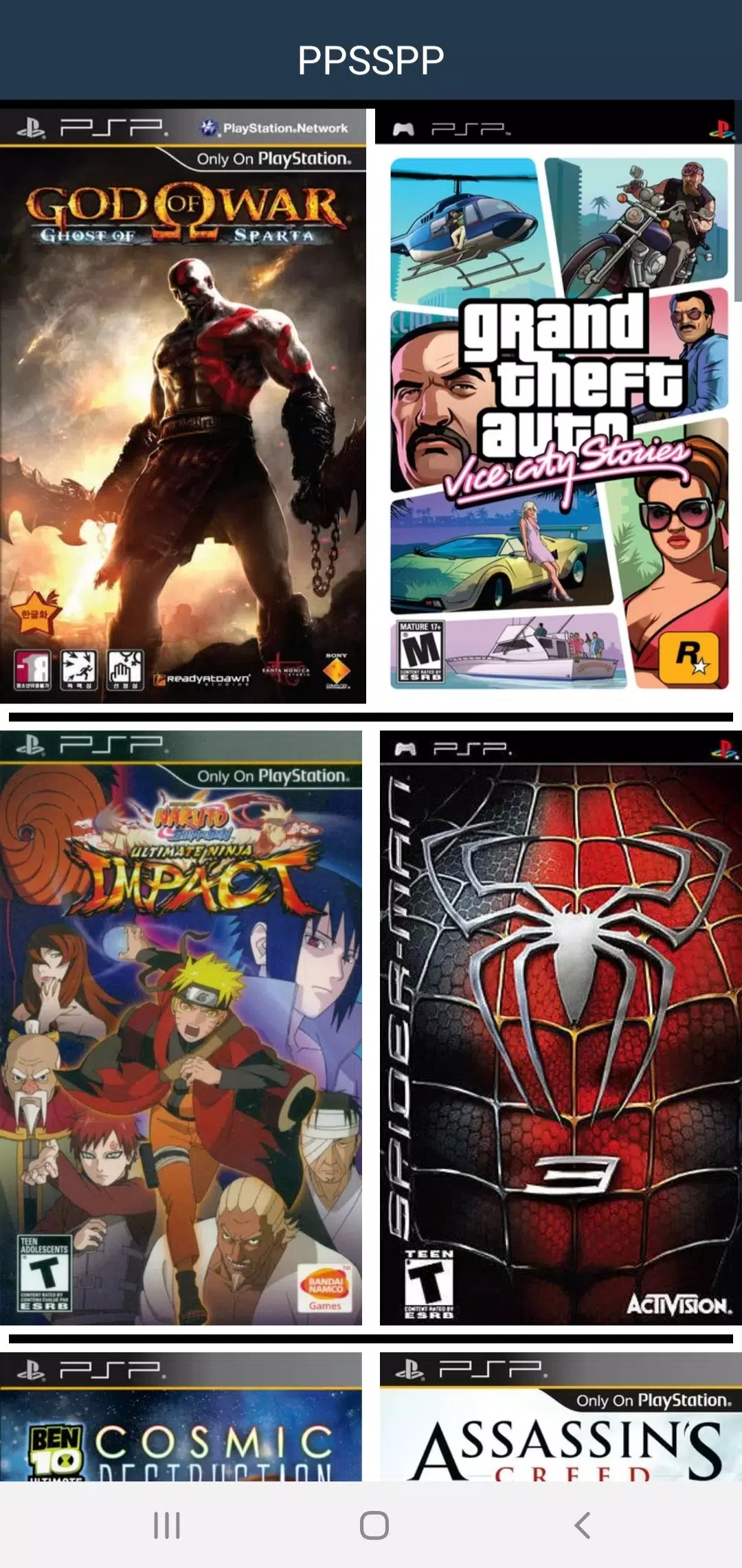 PS / PS2 / PSP Games – Apps no Google Play