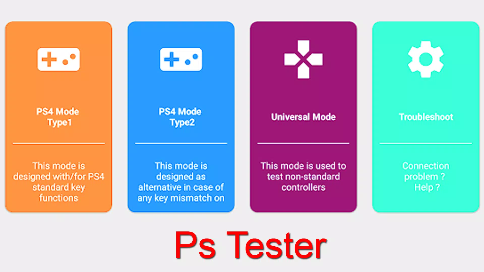 PS4 controller Tester : PSPad, Dualshock Gamepad APK for Android Download