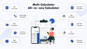 All-in-one Calculator Cartaz