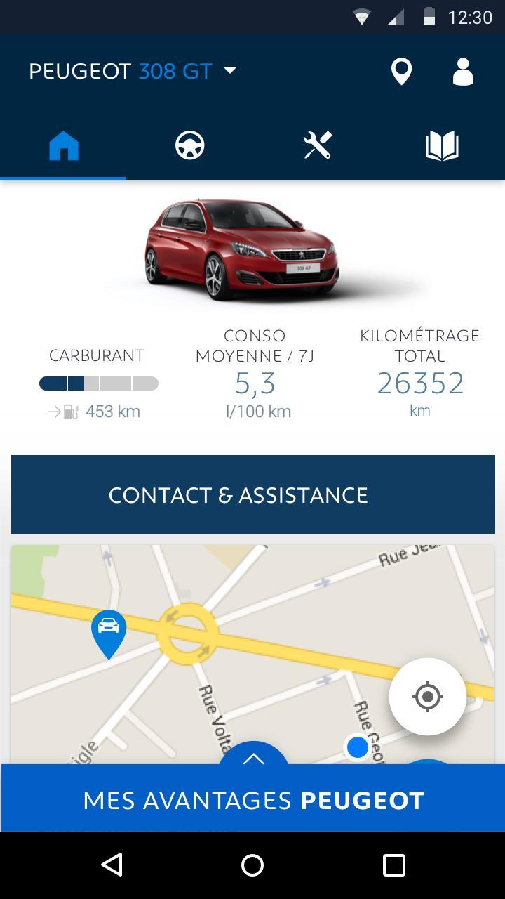 Application mypeugeot ne fonctionne pas