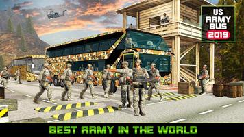 Offroad US Army Bus Transport penulis hantaran