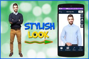 Man Shirt Photo Editor poster
