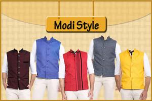Modi Jacket Suit Photo Editor plakat
