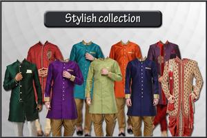 Sherwani Photo Suit Editor poster