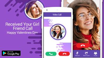 Fake Video Call Girlfriend captura de pantalla 3