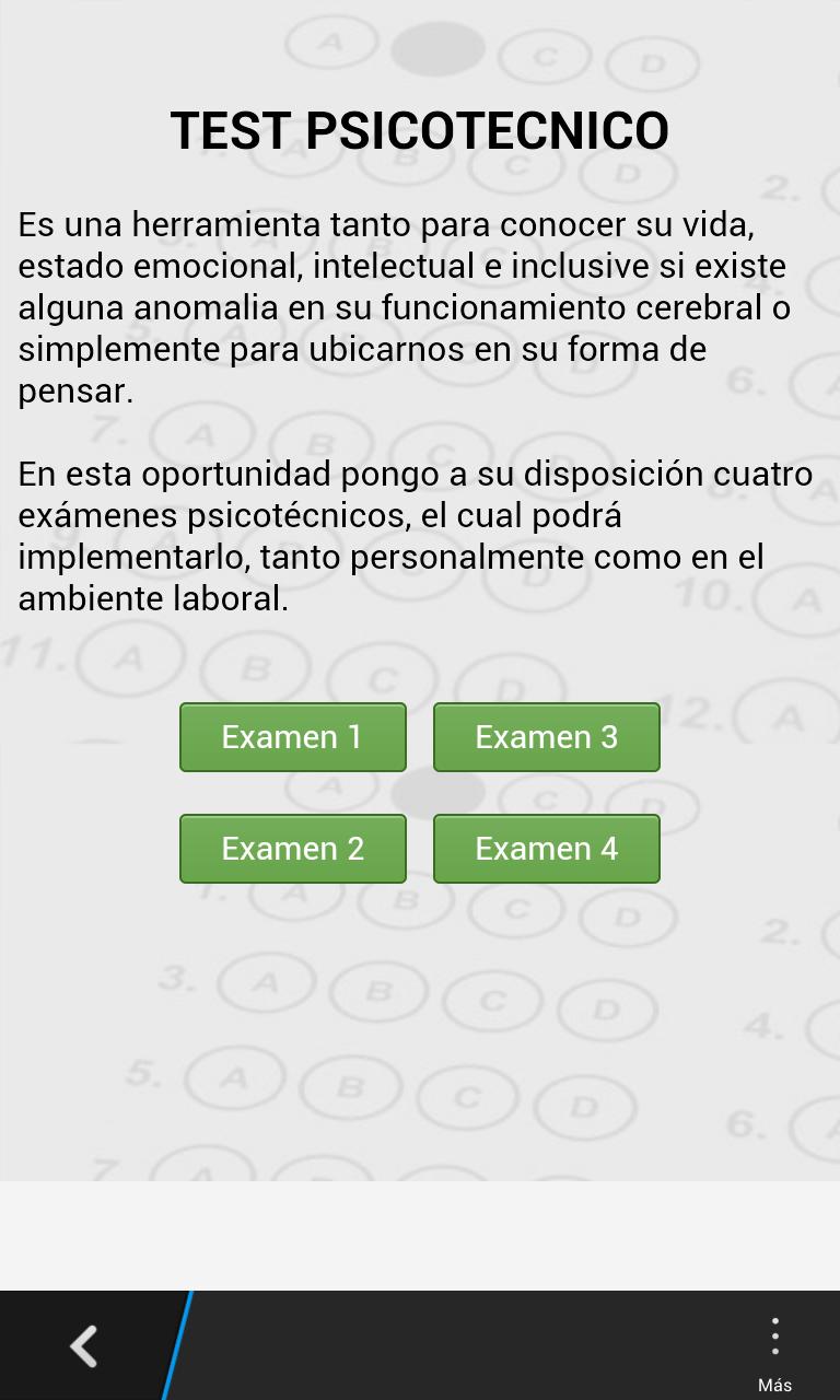 Test Psicotecnico For Android Apk Download